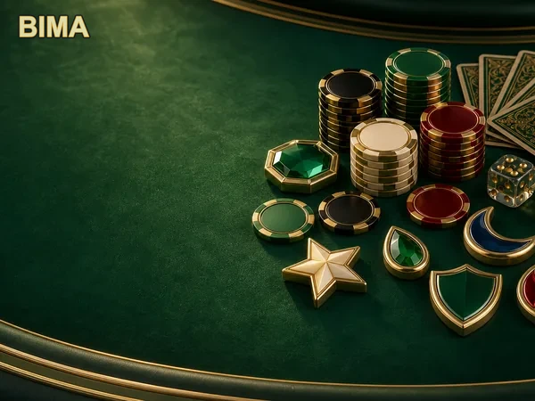 Gambar meja permainan European Blackjack di bima